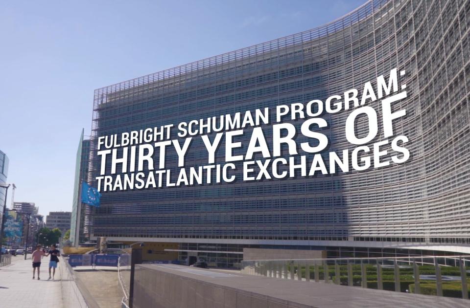 Inspirerende testimonial video met interviews voor het Fulbright Schuman Program in Brussel.